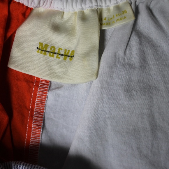 Anthropologie open shoulder medley patchwork top - Picture 7 of 7